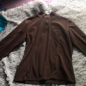 North face quarter zip sweatshirt